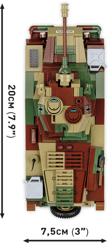 Sd.Kfz. 234/2 PUMA - Plastová stavebnice COBI