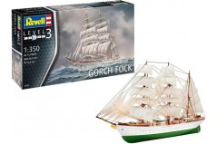 Cvičná plachetnica Gorch Fock (1:350) – Model Set