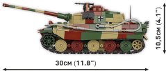 Nemecký tank Panzer VI Ausf. B Konigstiger - Plastová stavebnica COBI