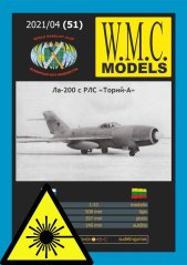 Lavočkin LA-200 - Laserové doplnky - kostra