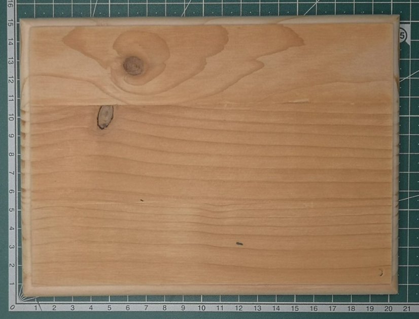 Dřevěná podložka pod model - Obdelník 15 x 20 cm