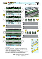 Rychlíkový vůz zelený