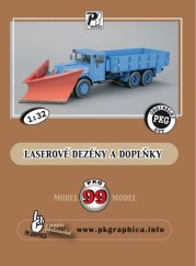 Tatra 111 valník se sněhovou radlicí - Laserové doplňky - dezény, detaily