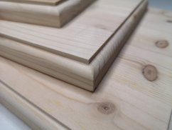 Dřevěná podložka pod model - Čtverec 30 x 30 cm