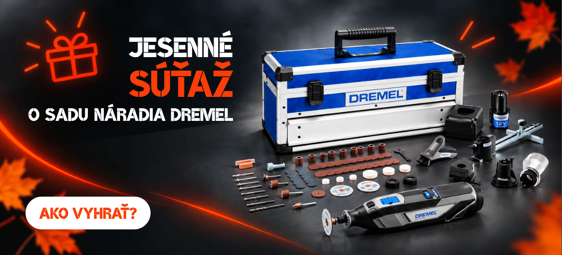 Vyhraj sadu náradia Dremel za 260 EUR