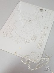 Tank Ford M1918 třítunový - Laserové doplňky - kostra, pásy