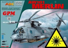 AW101 MERLIN helicopter - plastic wheels