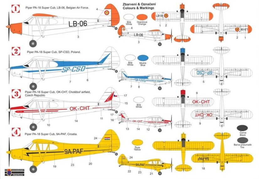 PA-18"Super Cub" Over Europe 1/72