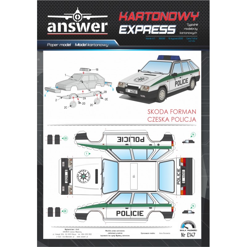 Škoda Forman - Policie