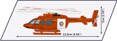 Bell 407 - Pobřežní hlídka - Plastová stavebnice COBI