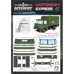 Robur LO 2002 - vojenská sanitka