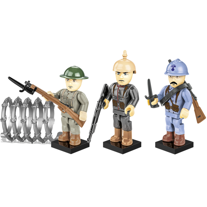 3 figurky: 1. světová válka - Plastová stavebnice COBI