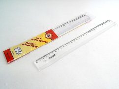 Čiré pravítko, nelámavé, 30 cm