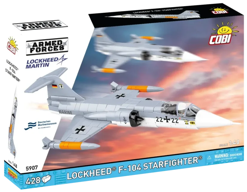 Lockheed F-104 Starfighter - Plastová stavebnice COBI