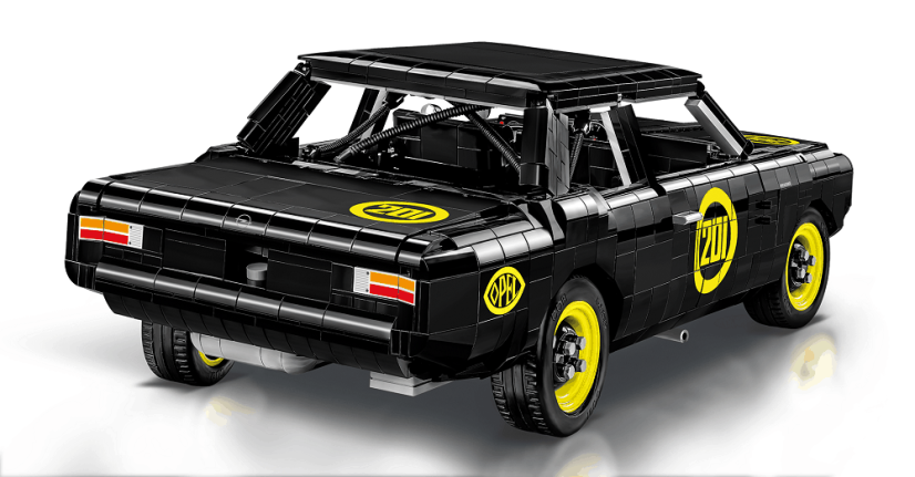 Opel Rekord C - Černá vdova, 1:12 - Plastová stavebnice COBI