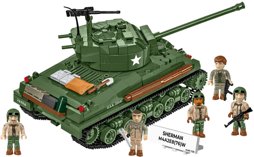 Sherman M4A2E8(76)W - Plastová stavebnice COBI
