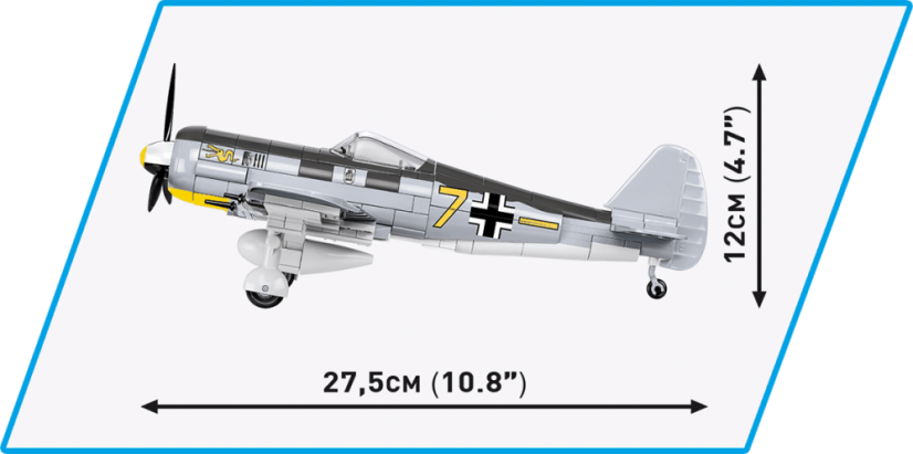 Focke-Wulf Fw 190 A-3 WWII - Plastová stavebnice COBI