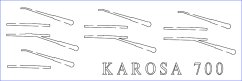 Karosa řady 700 - Laserové doplňky