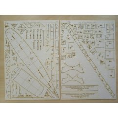 Parník „A. Glazunov - Laserové doplňky - kostra