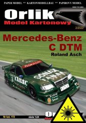 Mercedes-Benz C DTM - Laserové doplňky - kostra, díly kol