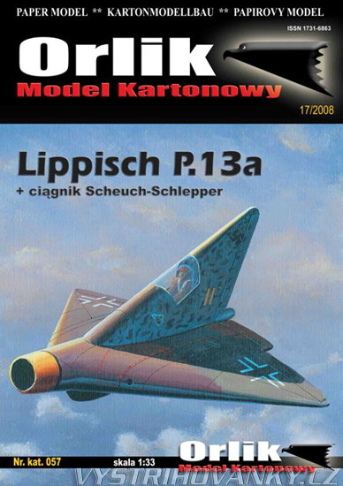 Německý stíhač Lippisch P.13a
