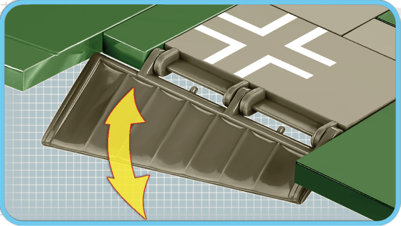 Messerschmitt ME 262A-1A WWII - Plastová stavebnice COBI