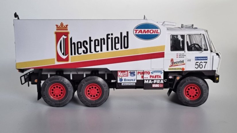Tatra 815 VD 13 350 6X6.1 - Dakar 1990 - Clay Regazzoni - doprovod