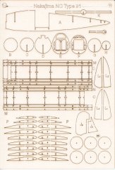 Nakajima NC Type 91 - Laserové doplňky - kostra