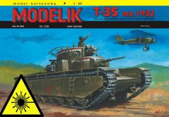Tank T-35 - Laserové doplnky - kostra, diely kolies