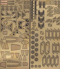 Bitevní loď Peresvet - Leptané doplňky