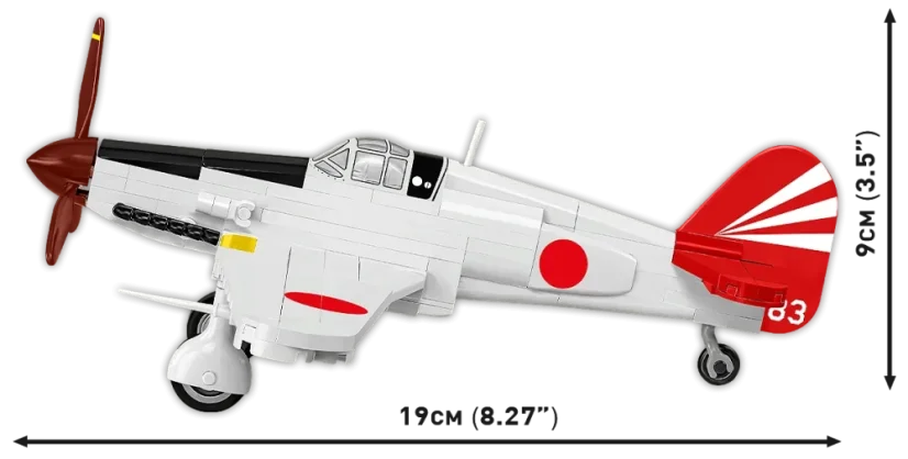 Kawasaki Ki-61 Hien WWII - Plastiková stavebnica COBI