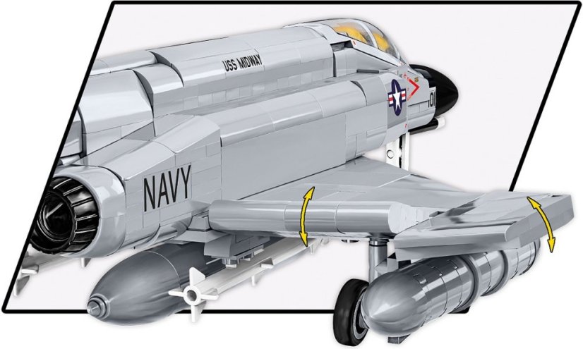 F-4 Phantom II - USS Midway - Plastová stavebnice COBI