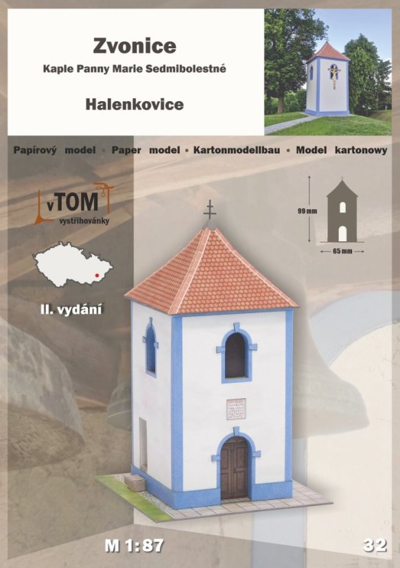 Zvonice - kaple Panny Marie Sedmibolestné, Halenkovice - 2. vydání