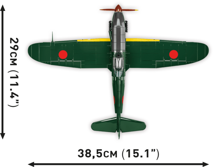 Kawasaki KI-61 I HIEN (Tony) WWII -  - Plastová stavebnice COBI