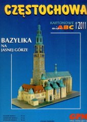 Bazylika on Jasna Gora - Paper model