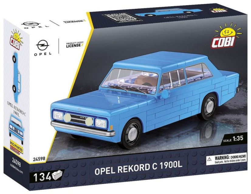 Opel Rekord C - 1900L - Plastová stavebnice COBI