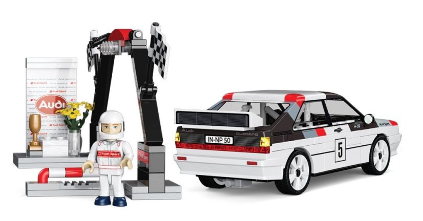Audi Quattro Group 4 - Plastová stavebnice COBI