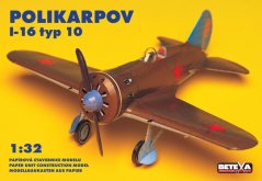 Polikarpov I-16 type 10 - Paper model