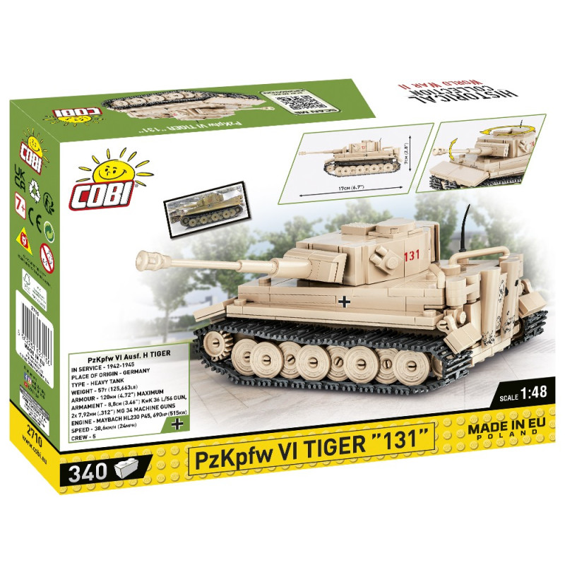 PzKpfw VI Tiger 131 - Plastová stavebnice COBI