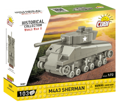 Mini Tanks - Sherman M4A1 WW II - COBI plastic kit