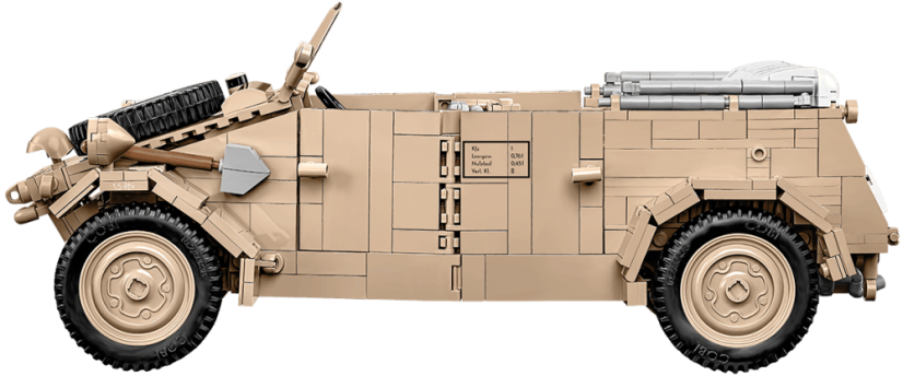 Kubelwagen TYP 82, WW II, 1:12  - Plastová stavebnice COBI