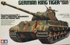 Tank King Tiger s věží Porsche