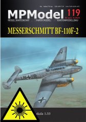Messerschmitt Bf-110F-2 - Laserové doplnky - kostra, detaily