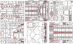 Antonov AN-2W Hydro - Laserové doplňky - kostra