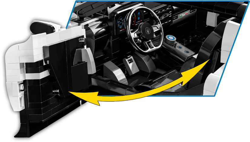 Maserati MC20, 1:12 -Plastová stavebnice COBI