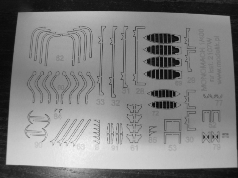 Křižník Monomach - Laserové doplňky - detaily