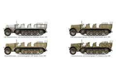 Sd.Kfz.7 Half-Track Tractor - mtl. Zgkrwg. 8t w/Crew (1:35)