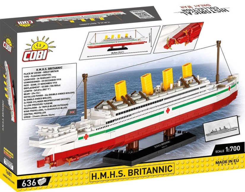 H.M.H.S. Britannic - Plastová stavebnice COBI