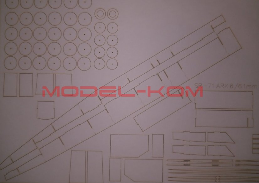 SR-71A - Laserové doplňky - kostra