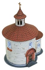 Rotunda St. Martin in Prag - Paper model
